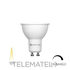 BENEITO FAURE - Lámpara NARROW dimmable GU10 7W 220-240V 15° 2700K 400lm