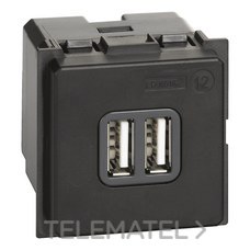 BTICINO - BA.CAR.USB TIPOA 5V 3000mA 250V LN 2MOD