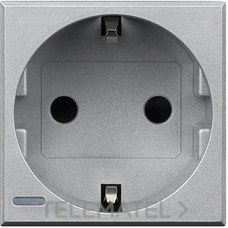 BTICINO - BASE SCHUKO 2P+T 16A/250V AXOLUTE CLR.