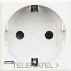 BTICINO - BASE SCHUKO 2P+T 16A 250V BL.