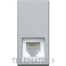 BTICINO - BASE TELEFONO RJ11 K10 AXOLUTE CLR.