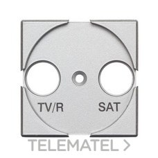 BTICINO - FRONTAL TV/R-SAT 2MOD AXOLUTE CLR.
