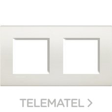 BTICINO - PLACA 2+2MOD.BLANCO