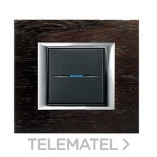 BTICINO - PLACA 2 MOD.AXOLUTE MADERA WENGE