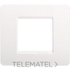 BTICINO - PLACA 2MOD.MATIX BLANCO