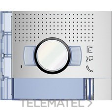 BTICINO - PLACA FRONTAL AUDIO/VIDEO 1P1C ALLMETAL