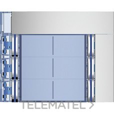 BTICINO - PLACA FT.PULS.6 PULS.2 COL.ACD.ALLMETAL