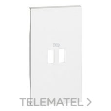 BTICINO - PL.FT.LN 2 MOD.BAS.CAR.USB 4285/6/7C2 BL