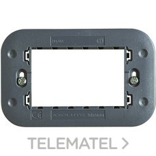 BTICINO - SOPORTE RECTANGULAR 3 MOD.AXOLUTE