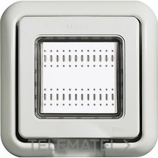 BTICINO - TAPA IDROBOX IP55 GRIS 2MOD.