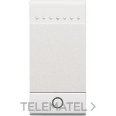 BTICINO - TECLA+LAMPARA 1MOD.BLANCO