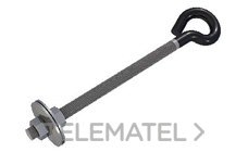 CAHORS - GANCHO GAR/P LINEAS M 16x315 ZINC.+PLAST