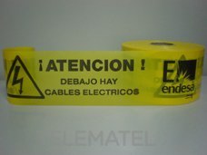 CELLPACK - CINTA SEÑALIZ.P/NEUTRO 150x500 AMARILLO 500mts