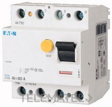 EATON - DIF.PFIM-40/4/003-G/A-MW 4P 40A 30mA inmunizado