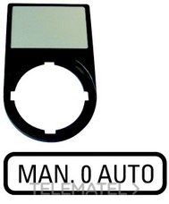 EATON - PL.IND.30x50mm MAN-0-AUTO NG.M22S-STGB12