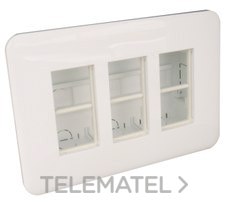 EFAPEL - PUESTO DE TRABAJO EMP.3x4 24 MOD.BL