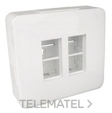 EFAPEL - Puesto de trabajo de superficie 2x4+4x4 modulos blanco