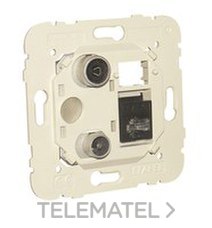 EFAPEL - TOMA MULT.R-TV-RJ45 CAT.6 UTP EST.MEC 21