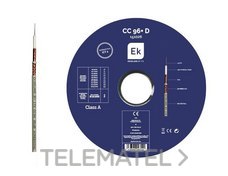 EKSELANS BY ITS - CABLE.COAX.6,8mm CDTOR.CU 1,13mm 96 HL.MAL R.100M BLANCO