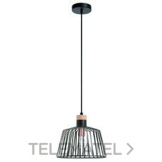 EXO LIGHTING - COLGANTE BAGUET IP20 E27 60W NEGRO
