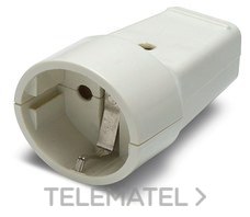 FAMATEL - BASE MOVIL d.4,8 10A-250V TT LAT.BLANCO
