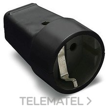 FAMATEL - BASE MOVIL d.4,8 10A-250V TT LAT.NEGRO
