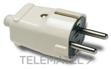 FAMATEL - CLAVIJA 10-16A-250V d.4,8 T.T.BLANCO