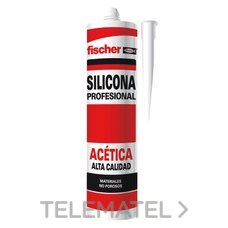 FISCHER - SILICONA ACETICA F1 BLANCO