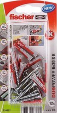 FISCHER - TACO + ANCLAJE DUOPOWER 6x30 S K BLISTER