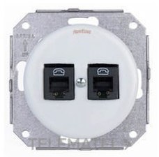 FONTINI - DOBLE T.TELEF.6 VIAS PORC.BL(PK.)