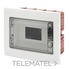GEWISS - CAJA EMPOTRAR  C/PTA TRANSPARENTE 8M IP40