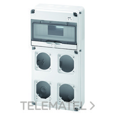 GEWISS - CUA.DISTR.Q-DIN 10M 4 FRONT.P/BS.16/32A