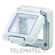 GEWISS - TP.COMBI IN FDA.ETCA.2 MOD.GR RAL7035