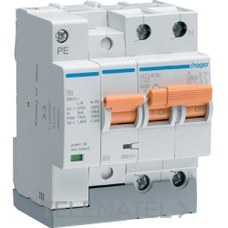 HAGER - PROTECCION COMBI.2P+TT 6kA CURVA-C 32A