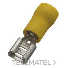 HAUPA - HEMBRA DE ENCHUFE PLANO 6,3x0,8