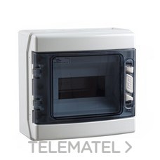 IDE - CAJA IP65 SUPF.1x8 MOD.ABS COLOR GR TP