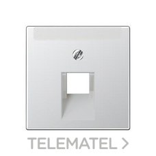 JUNG - PLACA CENTRAL 1TOMA TELEF.UAE A500 ALUM.