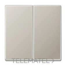 JUNG - Tecla doble Serie acero