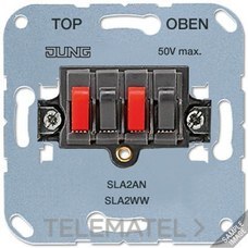 JUNG - TOMA ALTAV.STEREO 25VAC/60VDC BL.ALPINO