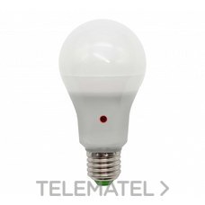 LEDME - Bombilla LED A60 E27 12W con Sensor Crepuscular 6000K