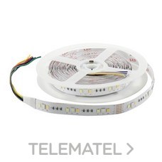 LEDME - Tira LED 12V DC FullStack SMD5050 30 Leds + SMD2835 60 Leds RGB+W+WW IP20