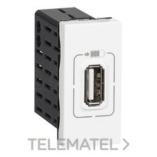 LEGRAND - ALIMENTADOR USB MOSAIC 1 MOD.BL.