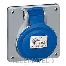 LEGRAND - BASE CUADRADA 16A 2P+T 250V IP44