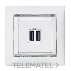 LEGRAND - BASE VALENA 2xUSB 1550mA 5V BL.