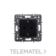LEGRAND - BASE VALENA NEXT 2P+T+USB TIPO C DARK