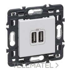 LEGRAND - BASE VALENA NEXT 2XUSB TIPO 2,4A BLANCO