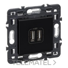 LEGRAND - BASE VALENA NEXT 2XUSB TIPO 2,4A DARK
