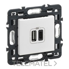 LEGRAND - BASE VALENA NEXT 2XUSB TIPO+C 2,4A BL