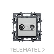 LEGRAND - BASE VALENA NEXT TV/R-SAT UNICA ALUMINIO