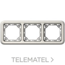 LEGRAND - MARCO  EMP.HORIZ.3 POS.PLEXO BL.